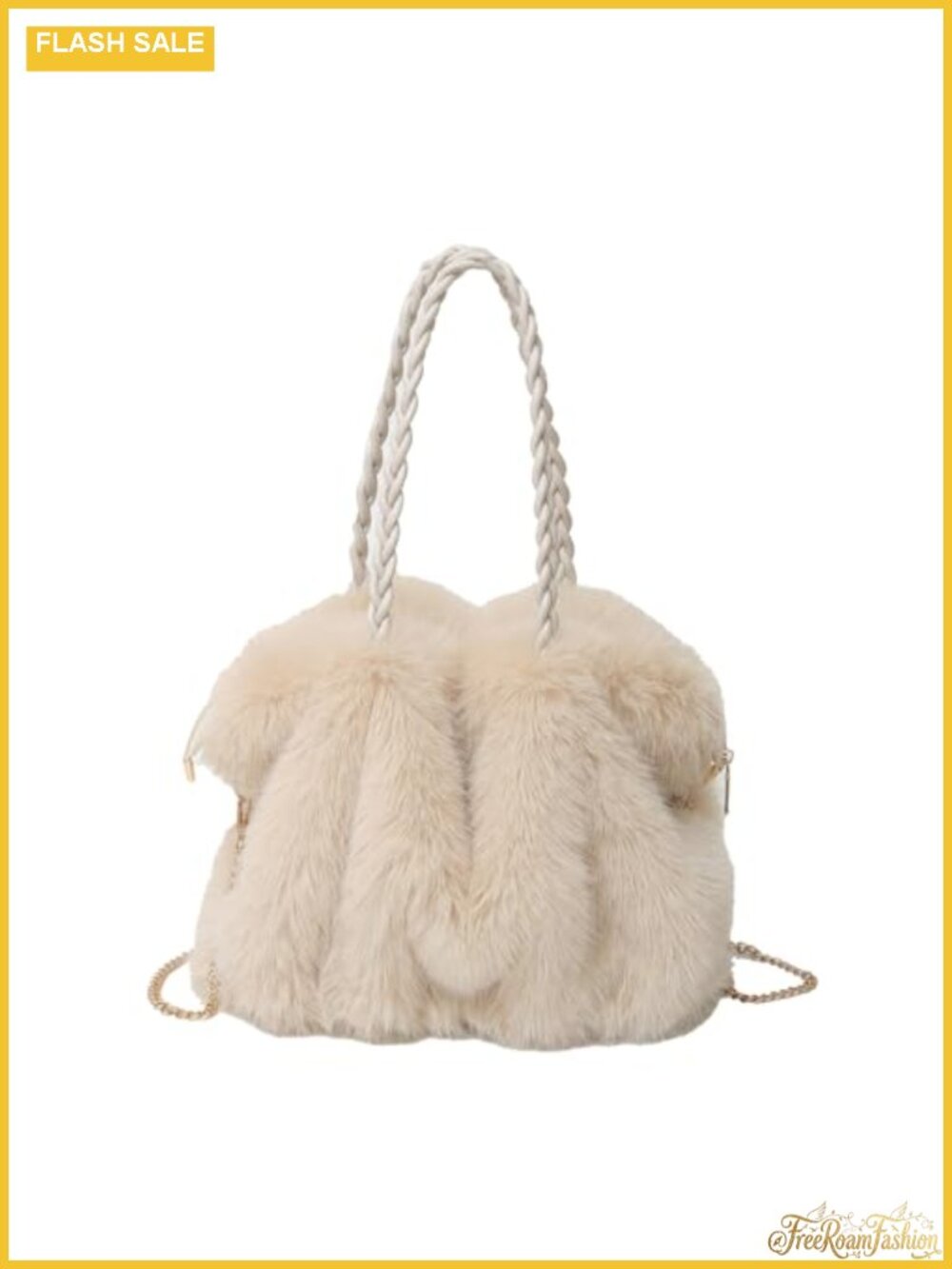 Fluffy Faux Fur Tote Bag Women Winter Shoulder Crossbody Purse